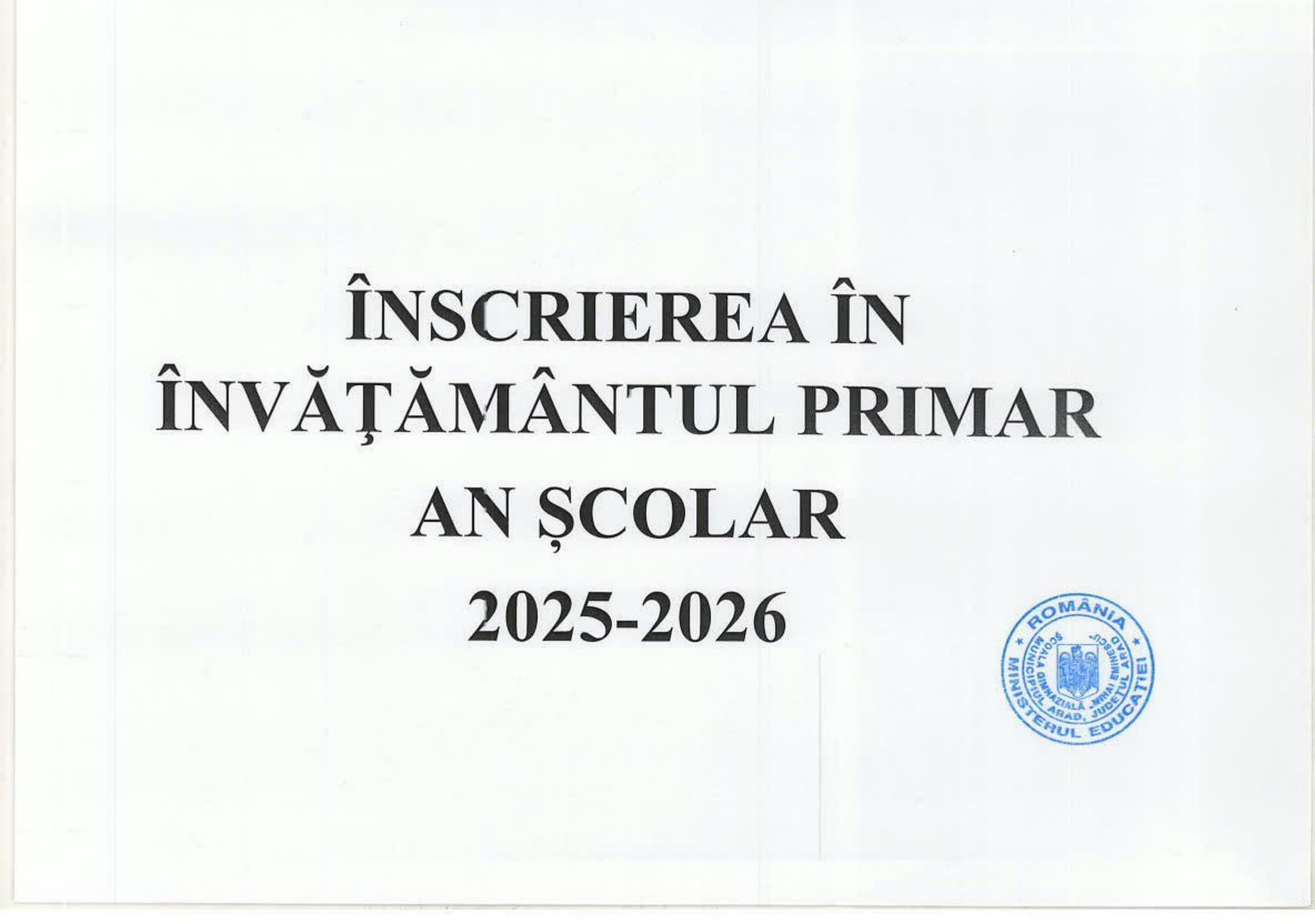 inscriere-clasa-pregatitoare-2025-2026